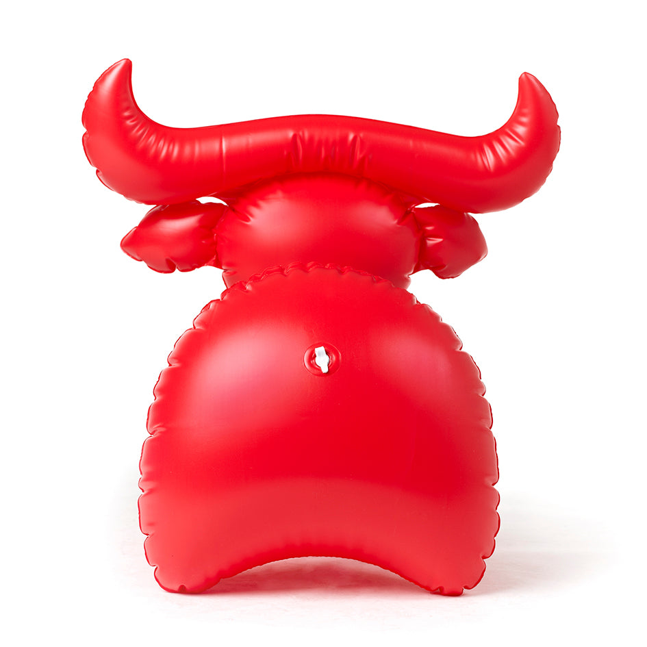Inflatable buffalo towable