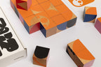 Wooden blocks forming a sloth