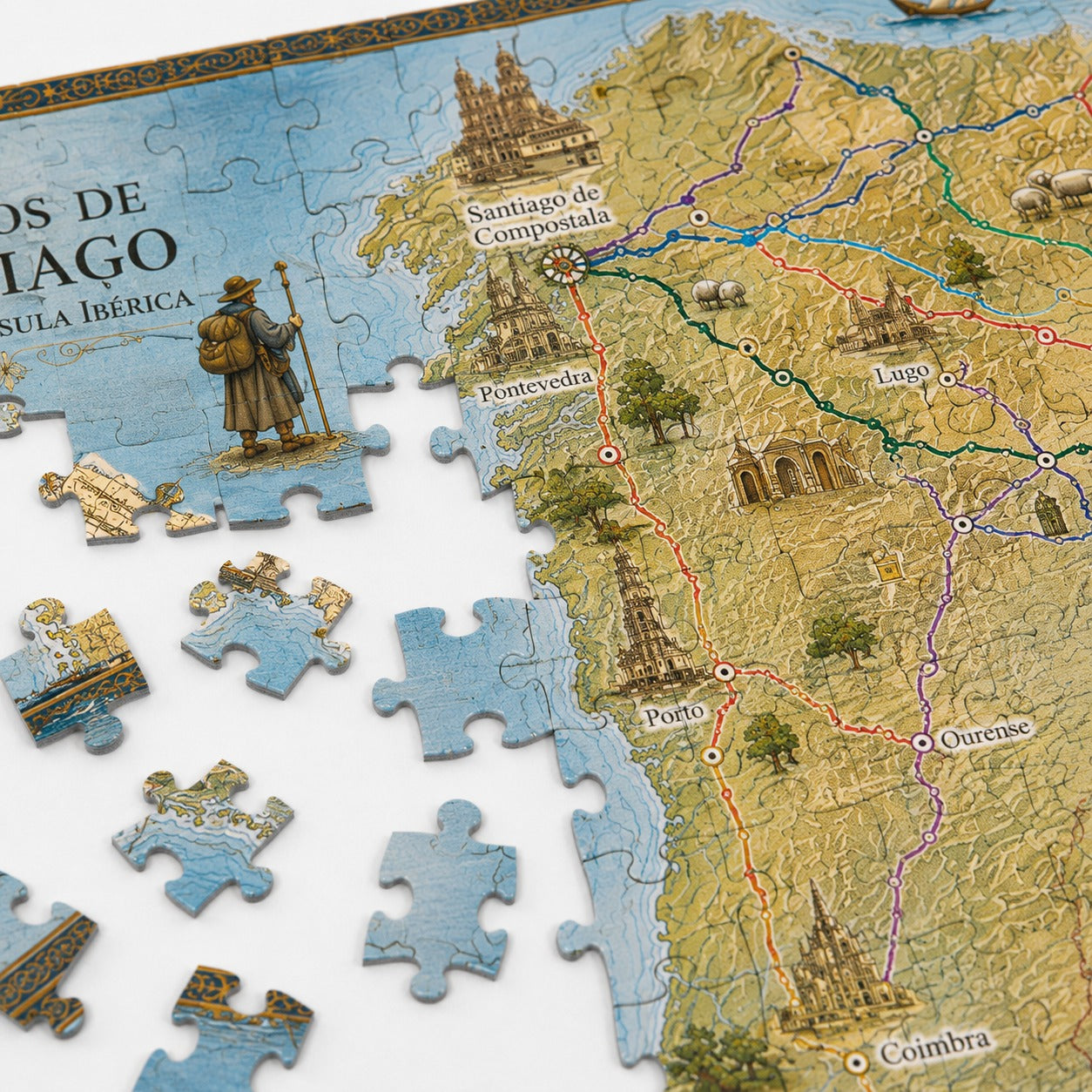 Puzzle Caminos de Santiago