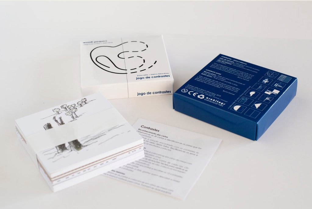 Contrast Game box, instructions, and cards