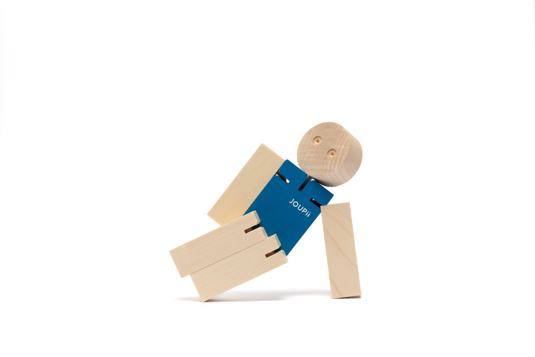Blue Joupii wooden figure