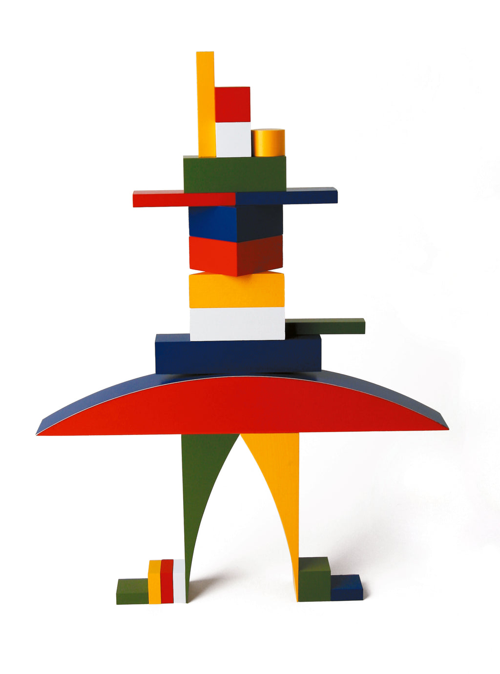 Shape built with blocks from the Bauhaus Construction Game