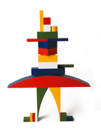 Shape built with blocks from the Bauhaus Construction Game
