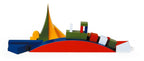 Shape built with blocks from the Bauhaus Construction Game