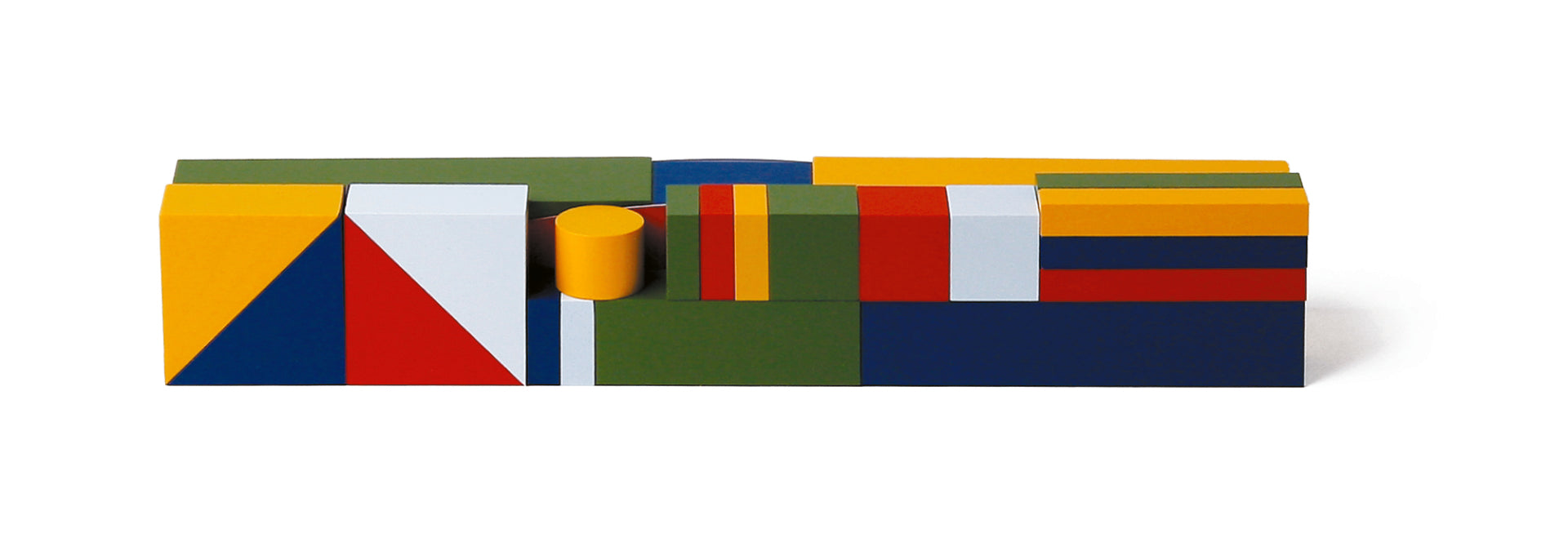 Bauhaus Construction Game wooden blocks