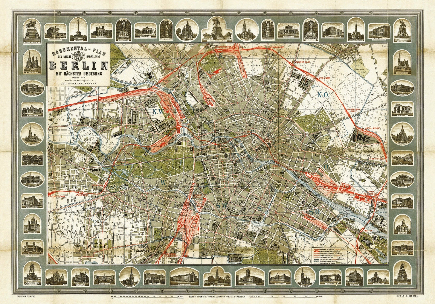 Berlin puzzle template