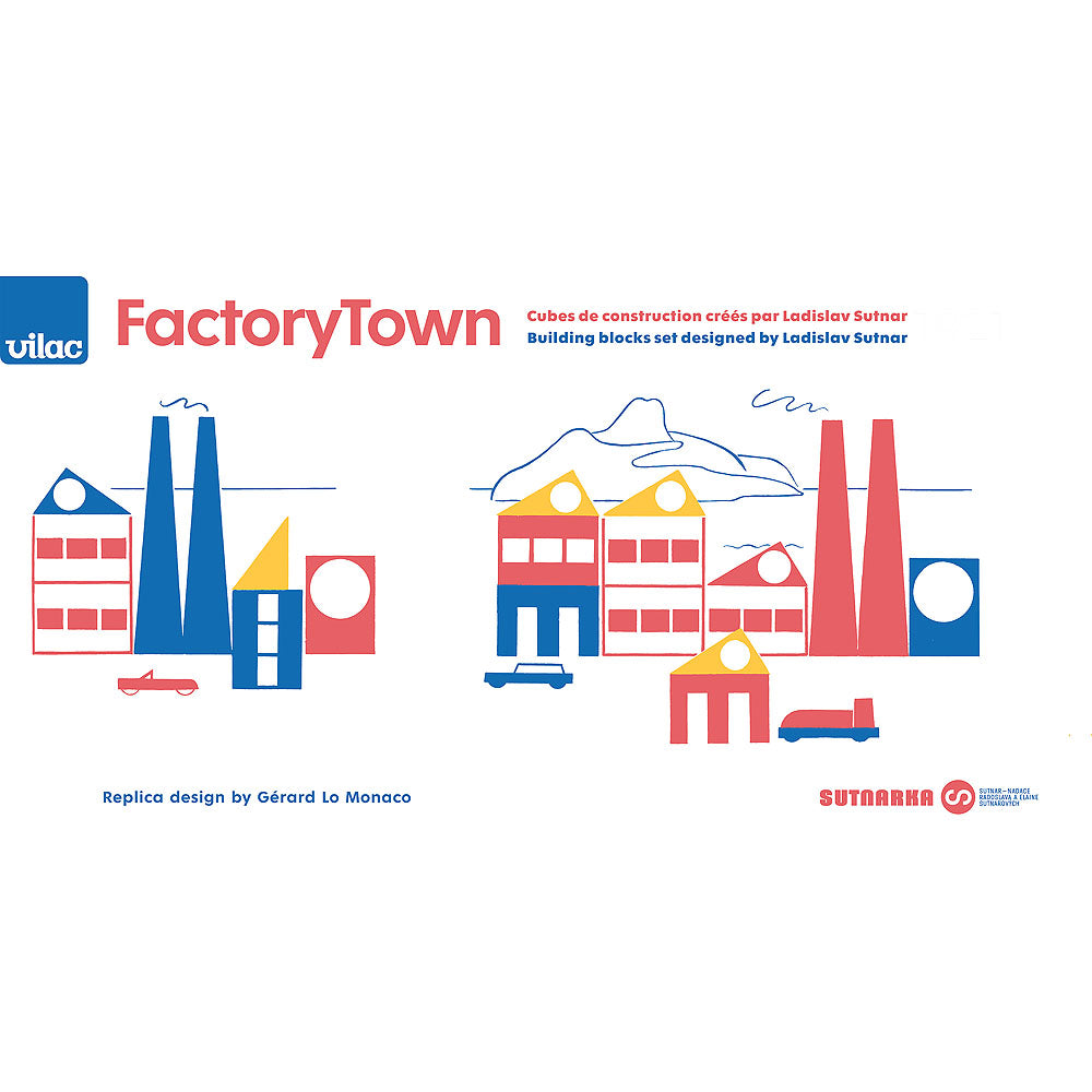 the design featured on the Factory Town box