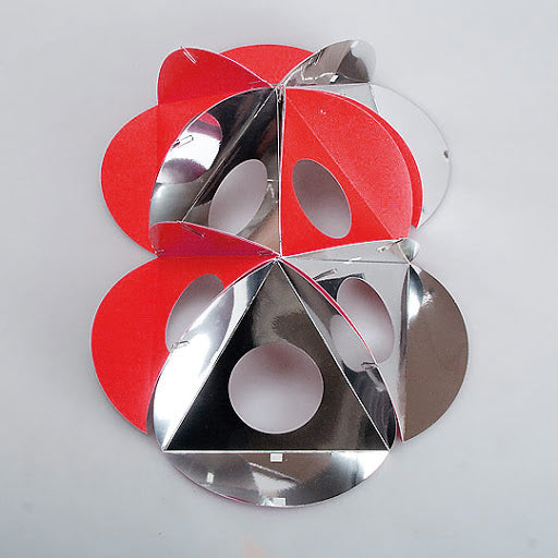 red and silver assembly