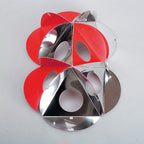 red and silver assembly