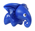 inflatable blue elephant
