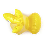 Inflatable giraffe from above