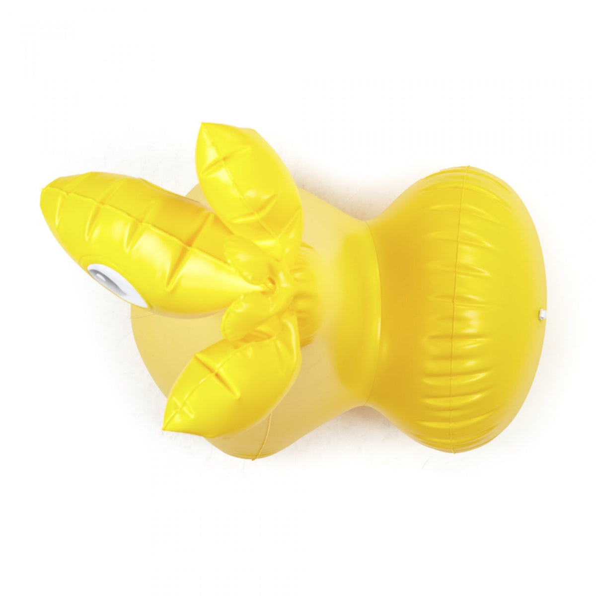 Inflatable giraffe from above