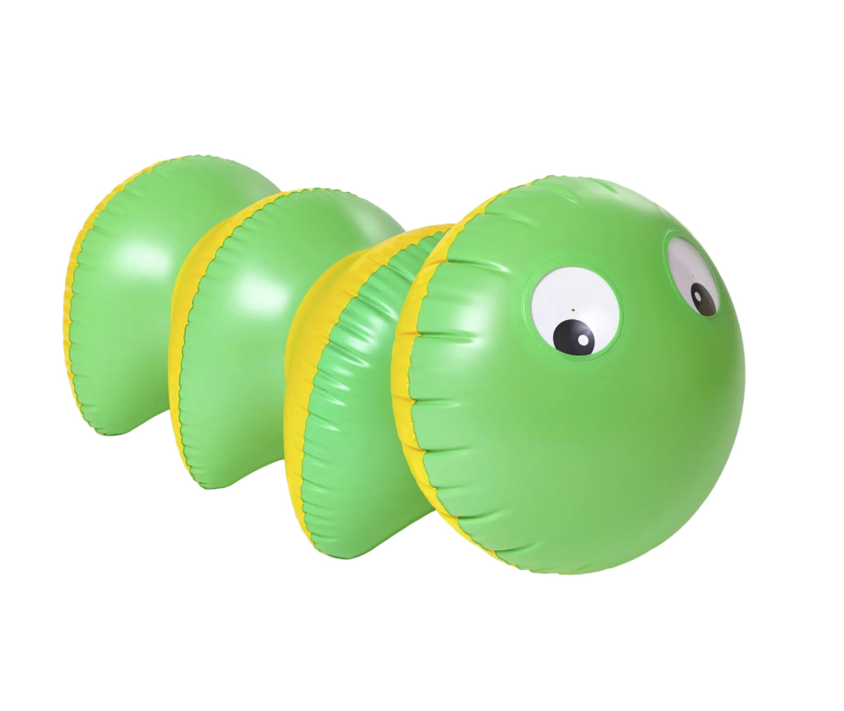 inflatable green caterpillar