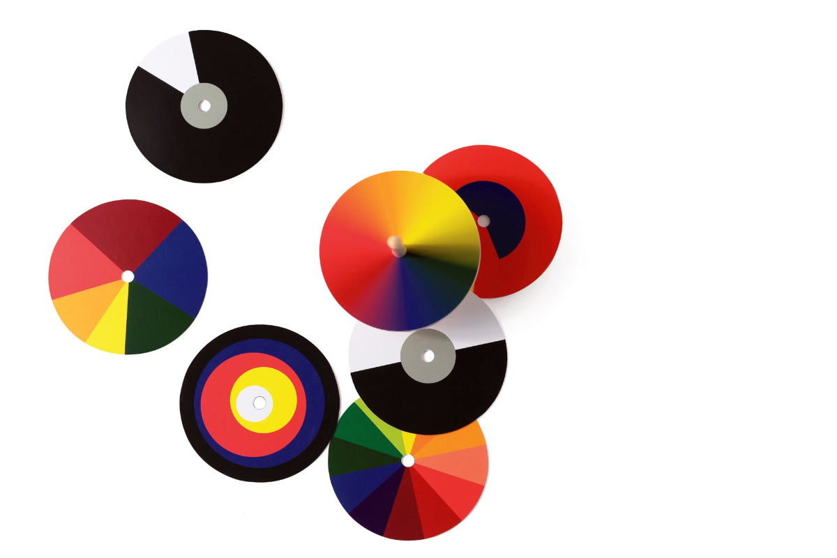optical color mixer discs