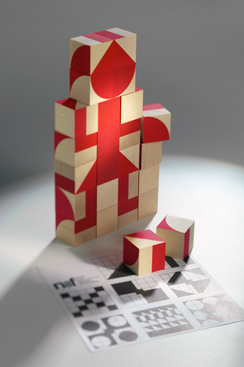 Orbano drawing templates and wooden blocks