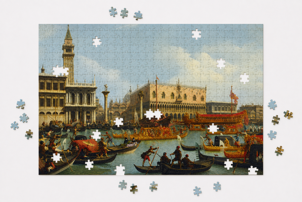 Puzzle Il Bucintoro almost put together