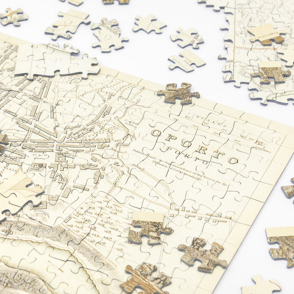 Porto puzzle almost assembled