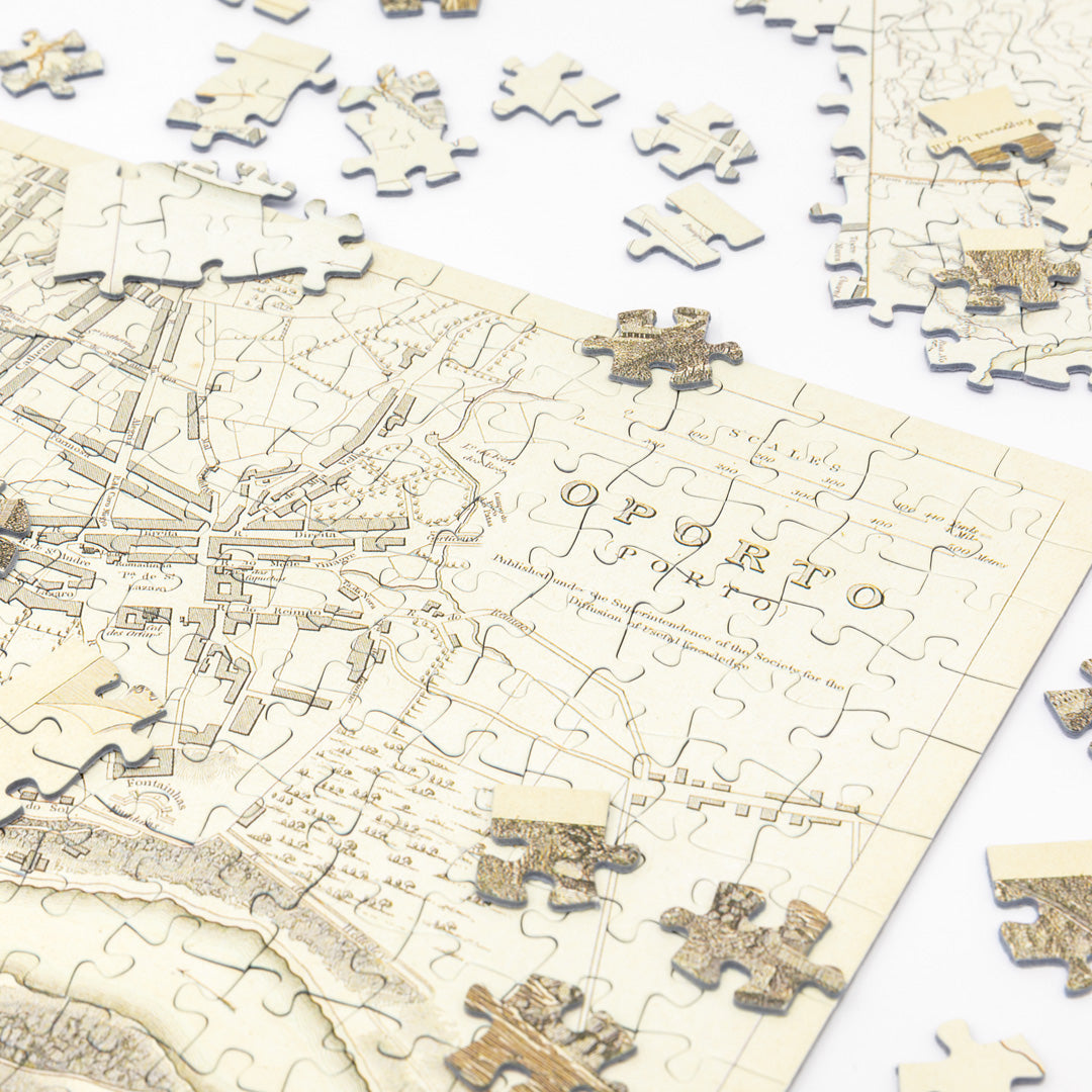 Porto puzzle almost assembled