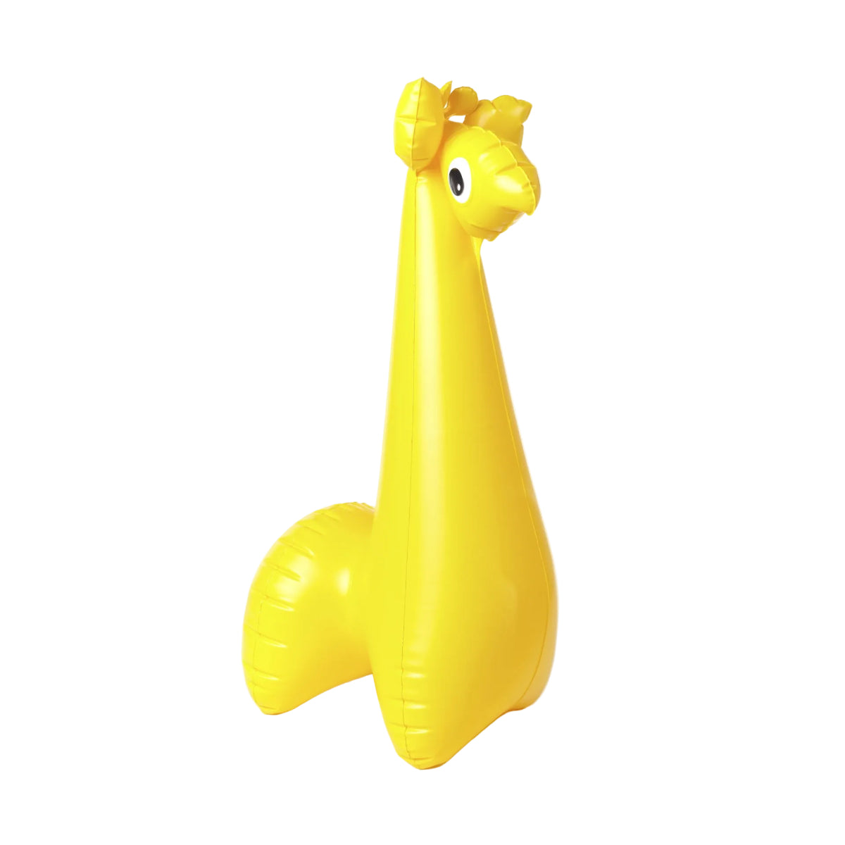 yellow inflatable giraffe